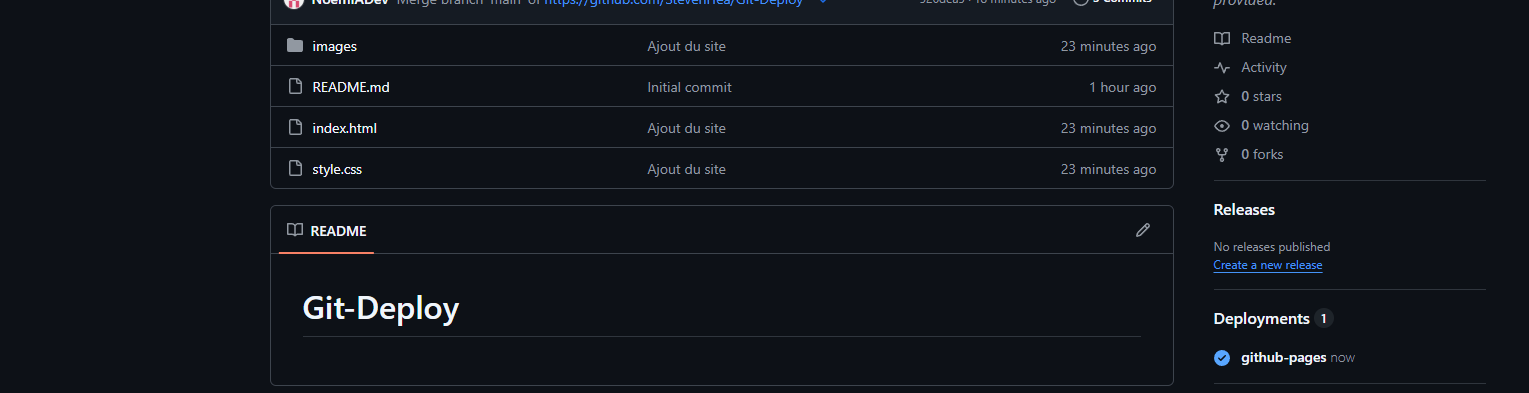 Tutoriel GitHub Pages