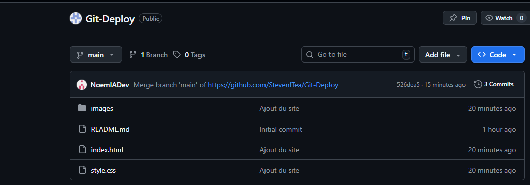 Tutoriel GitHub Pages